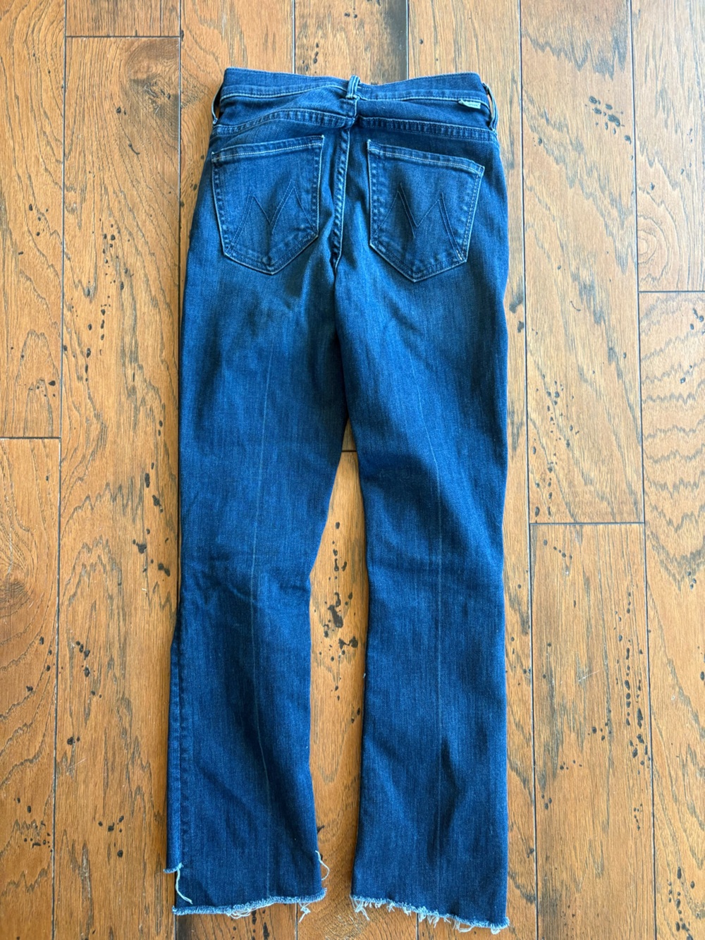 Mother jeans insider crop step fray